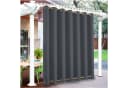 Sunicol Scheibengardine Wasserdicht Outdoor Vorhang Grau Bild 2