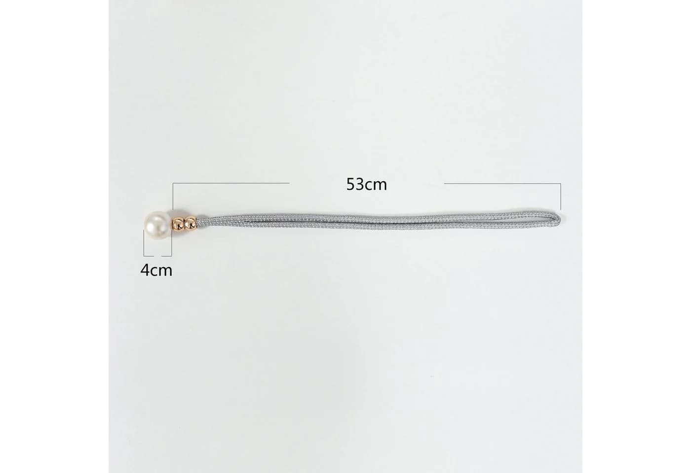 Sunicol Raffhalter Fenstervorhangseil, Perle, 53 cm, Haltegriffe - Bild 4