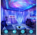 Sunicol LED-Sternenhimmel Projektor Lichter, wechselnde Nebel, Timing, für Party Home Deco, RGB, Sprachsteuerung, Bluetooth Bild 1