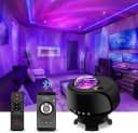 Sunicol LED-Sternenhimmel Projektor Lichter, wechselnde Nebel, Timing, für Party Home Deco, RGB, Sprachsteuerung, Bluetooth Bild 2