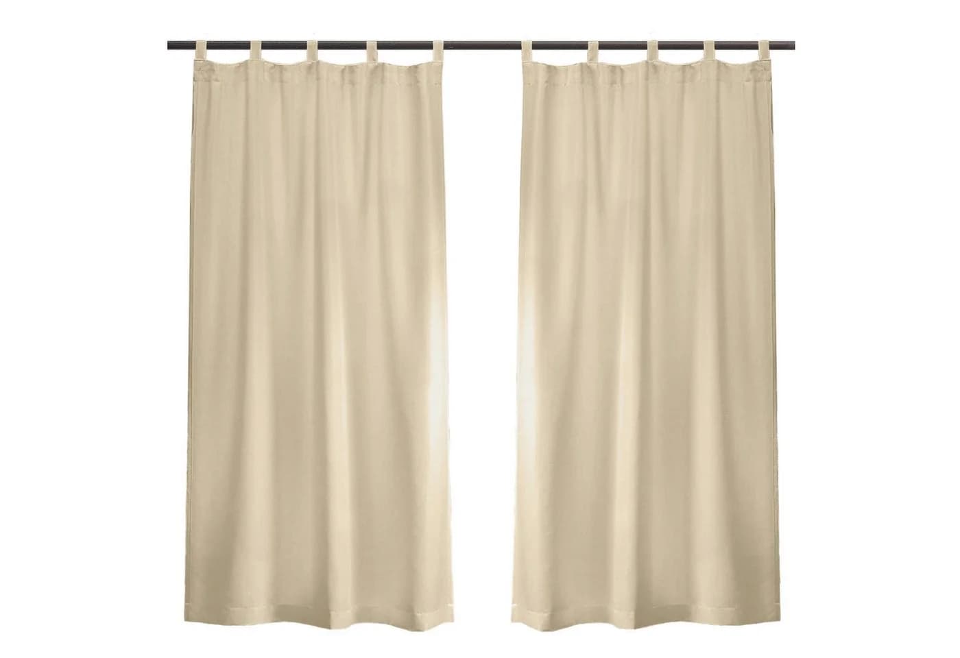 Lapamax Outdoorvorhang Beige Wasserfest mit Klettband