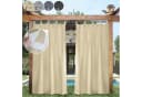 Lapamax Outdoorvorhang Beige Wasserfest mit Klettband Bild 2