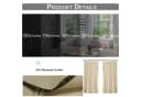 Lapamax Outdoorvorhang Beige Wasserfest mit Klettband Bild 5
