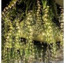 Rosnek LED-Lichterkette 1M, 5 Stränge, Batterie, für Garten, Balkon, Weihnachtsdekoration, Kupferdraht Bild 1