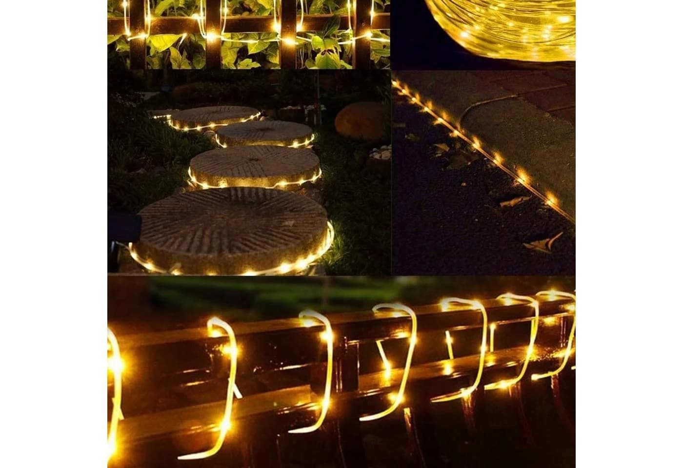 Rosnek LED-Lichterkette 5M 50LEDs 8 Modi Batterie - Bild 4