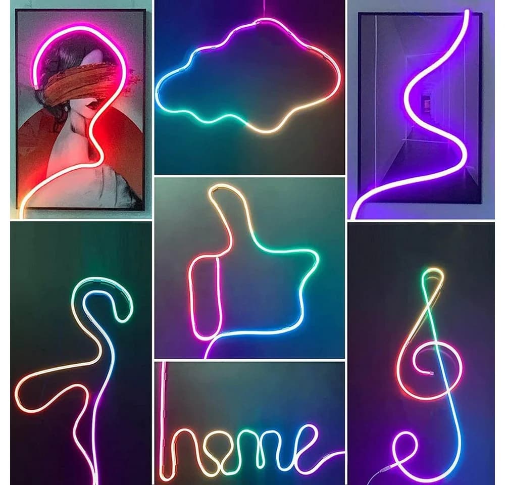 Rosnek LED Stripe 3M RGB Silikon Wasserdicht App Steuerung - Bild 3