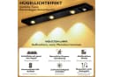 Rosnek LED Lichtleiste Wiederaufladbar 3 Lichtfarben Dimmbar Schwarz Bild 4