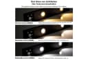 Rosnek LED Lichtleiste Wiederaufladbar Schwarz Dimmbar Bild 5