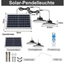 Rosnek LED Außen-Deckenleuchte Solar Dimmbar IP65 Weiss Bild 1