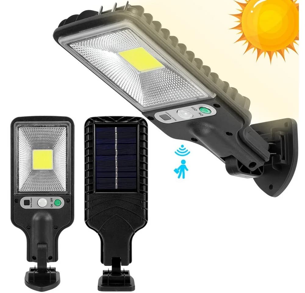 Rosnek LED Außen-Wandleuchte Solar IP65 Bewegungssensor 3 Modi - Bild 2