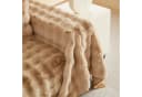 Rosnek Shaggy Sofahusse Wellendesign Warm Rutschfest Bild 5