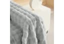 Rosnek Sofahusse Zottelig Warm Wellendesign Rutschfest Grau Bild 5