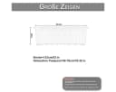 BTTO V&G Scheibengardine Weiß mit Pompom-Quasten Polyester Bild 1