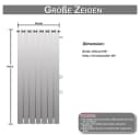BTTO V&G Outdoorvorhang Transparent mit Ösen, Terrassenvorhang Wasserdicht Bild 1