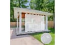 BTTO V&G Outdoorvorhang Transparent mit Ösen, Terrassenvorhang Wasserdicht Bild 2