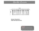 BTTO V&G Scheibengardine Kurze Scheibengardinen,Floral Spitze Kurzes Fenster Vorhang (2 St), transparent, für Küche Wohnzimmer Schlafzimmer,1/2 Stück Bild 5