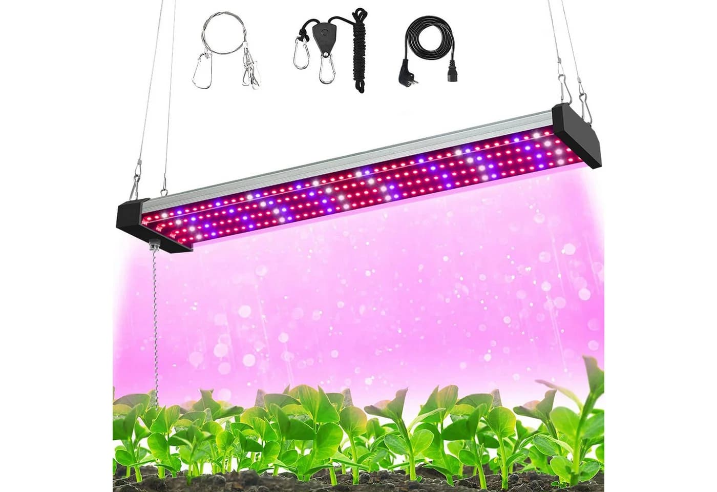 Merry 2024 LED Pflanzenlampe Vollspektrum 50cm 192 LEDs - Bild 2