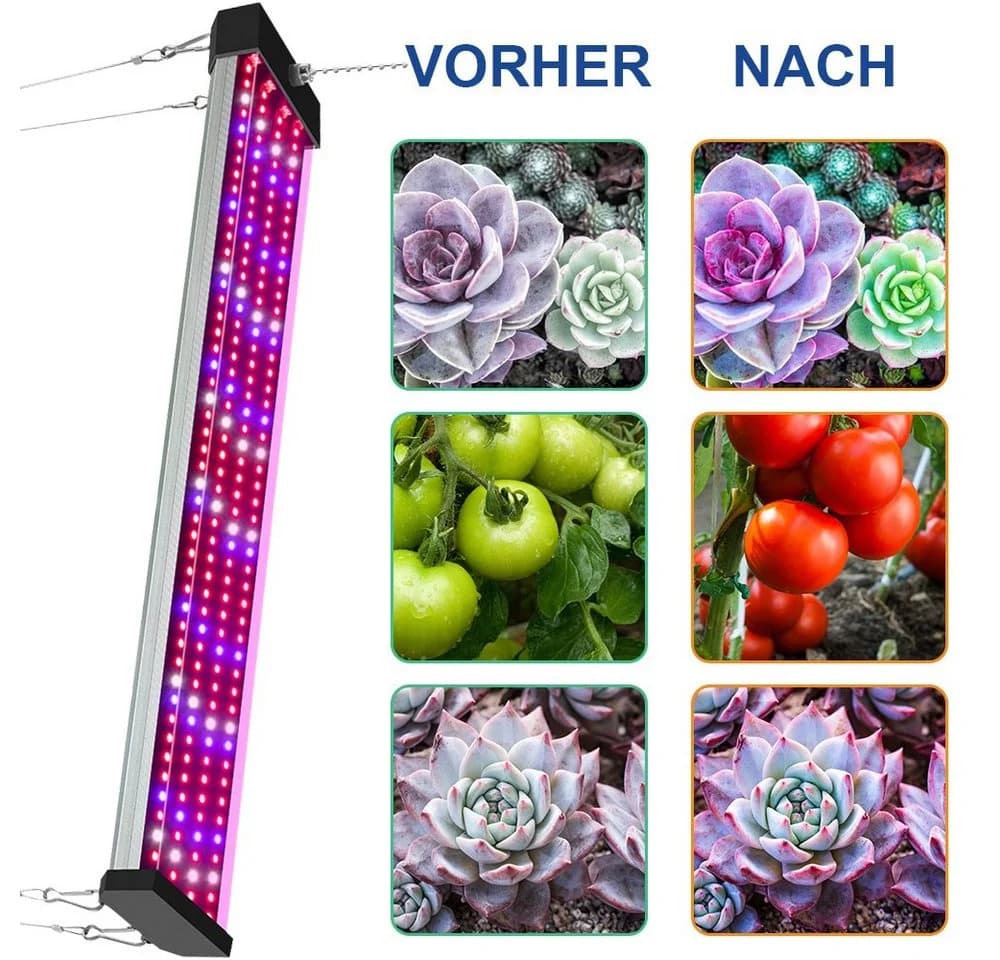 Merry 2024 LED Pflanzenlampe Vollspektrum 50cm 192 LEDs - Bild 5