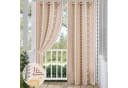 Jibenhome Outdoorgardine Wetterfest mit Ösen Boho Style 2er Set Bild 2