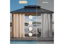 Jibenhome Outdoorgardine Wetterfest mit Ösen Boho Style 2er Set Bild 3