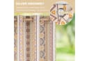 Jibenhome Outdoorgardine Wetterfest mit Ösen Boho Style 2er Set Bild 4