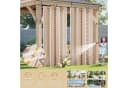 Jibenhome Outdoor-Gardine Wetterfest mit Ösen Boho Style 2er-Pack Bild 1