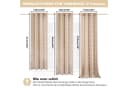Jibenhome Outdoor-Gardine Wetterfest mit Ösen Boho Style 2er-Pack Bild 5