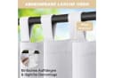 BTTO V&G Outdoorgardine Verdunkelnd Wasserdicht Grauweiß Magic Tape Bild 3