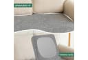 BTTO Sofahusse Stretch Floral Hellgrau Retro Sofa Sitzkissenbezug Bild 4