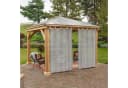 BTTO V&G Outdoorvorhang Transparent Wasserdicht mit Magic Tape Bild 3