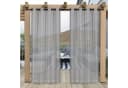 BTTO V&G Wasserdichter Outdoor-Vorhang Transparent mit Ösen Bild 3