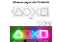 MUPOO LED Gaming Neonlicht Schild PS-Symbol Wanddekoration Bild 1