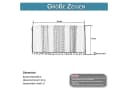 BTTO Scheibengardine mit Quasten 2er Set Transparent Boho Bild 1