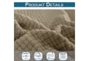 BTTO Wasserdichter Sofabezug Jacquard Braun Bild 5