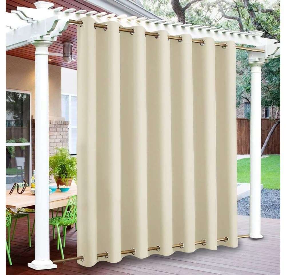 BTTO V&G Outdoor Vorhang Winddicht Wasserdicht