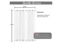 BTTO V&G Outdoor Vorhang Wetterfest mit Ösen Polyester Grau Bild 3