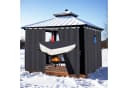 BTTO V&G Outdoorvorhang Grau Winddicht & Wasserdicht Bild 1