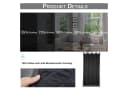 BTTO V&G Outdoorvorhang Grau Winddicht & Wasserdicht Bild 5