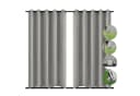 BTTO V&G Outdoorgardine Winddicht Verdunkelnd Hellgrau 2 St Bild 1