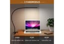 MUPOO LED Schreibtischlampe Klemmbar Schwarz Flexibler Schwanenhals Bild 3