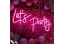 MUPOO LED Neonlicht Rosa Dimmbar 2er Set Party Deko Bild 2