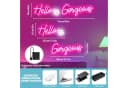 MUPOO Dekolicht LED Neon Rosa Dimmbar USB Bild 1