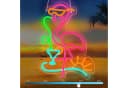 MUPOO LED Flamingo Neonschild Rosa Dimmbar Bild 2
