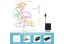 MUPOO LED Flamingo Neonschild Rosa Dimmbar Bild 5