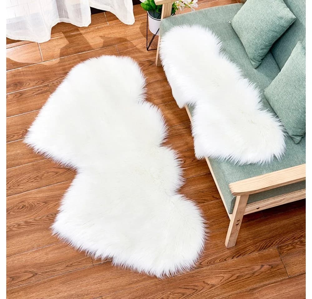 BTTO TEPP Hochflor-Teppich Herz-Design Polyester - Bild 2