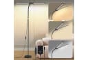 MUPOO LED Stehlampe Doppelkopf Schwarz Dimmbar 10 Stufen Bild 2