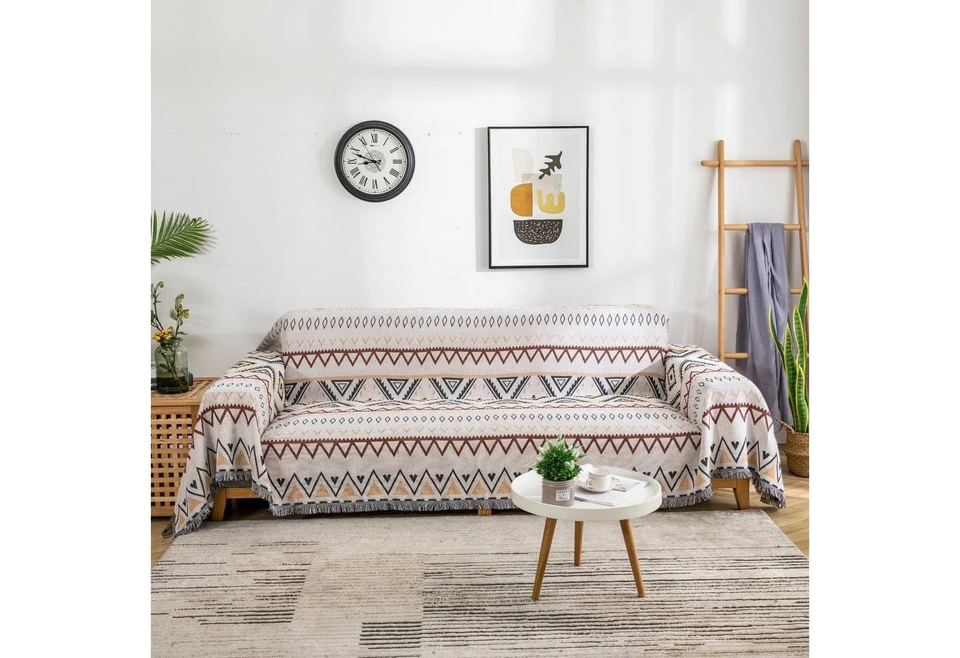 BTTO Sofahusse Couchbezug Geometrisch Muster Bohemian Baumwolle - Bild 3