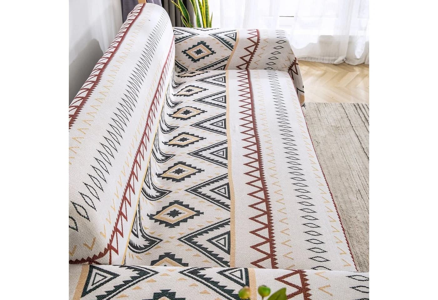 BTTO Sofahusse Couchbezug Geometrisch Muster Bohemian Baumwolle - Bild 4
