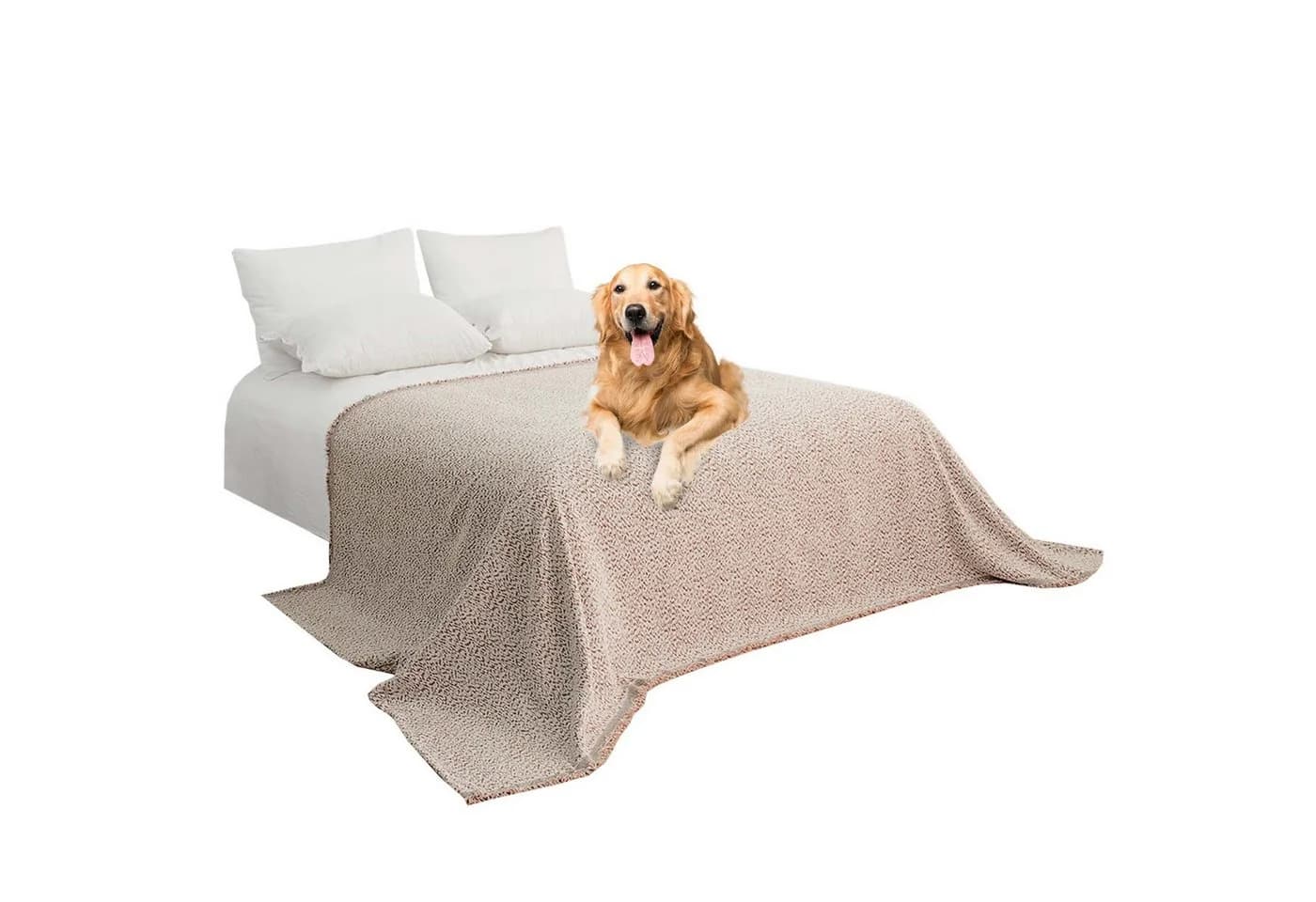 BTTO Chenille Sofahülle Geometrisch Beige Polyester - Bild 4