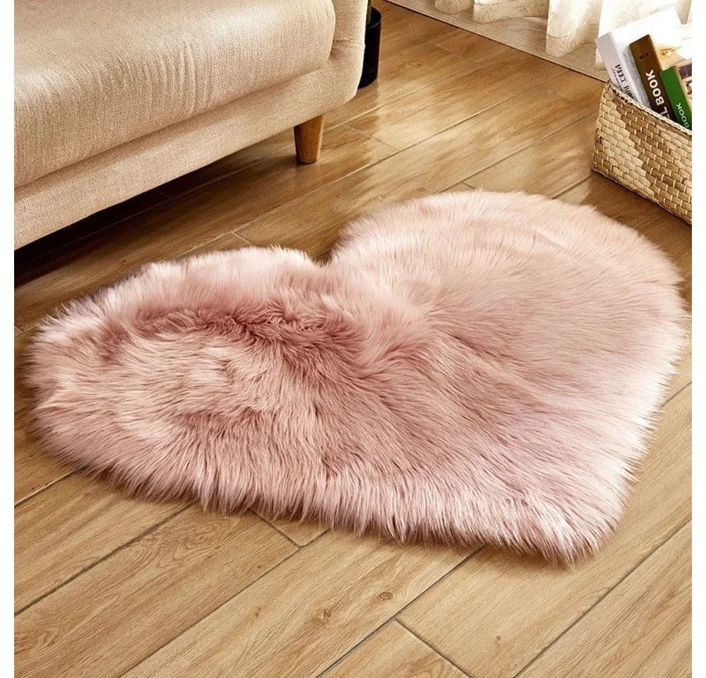 BTTO TEPP Herz Teppich Hochflor Rosa - Bild 2